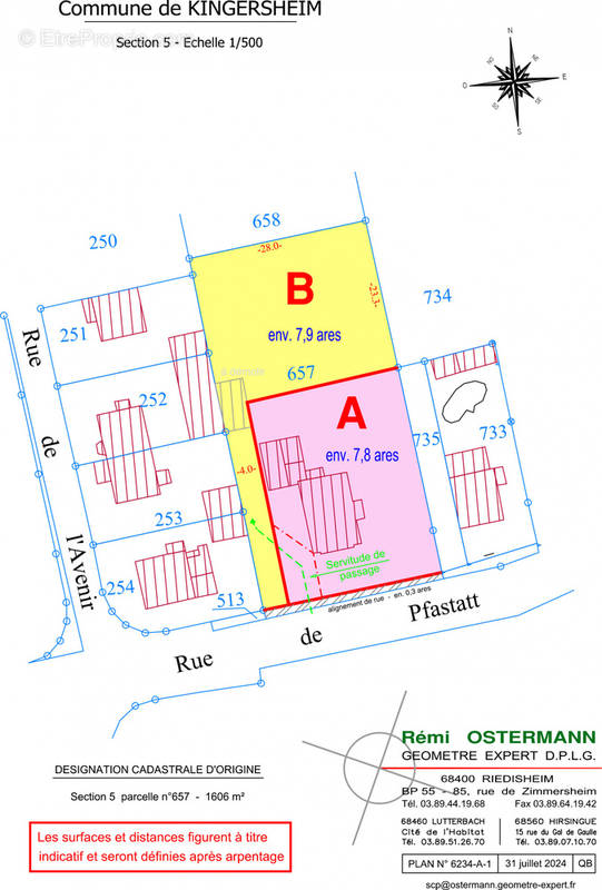 Terrain à KINGERSHEIM