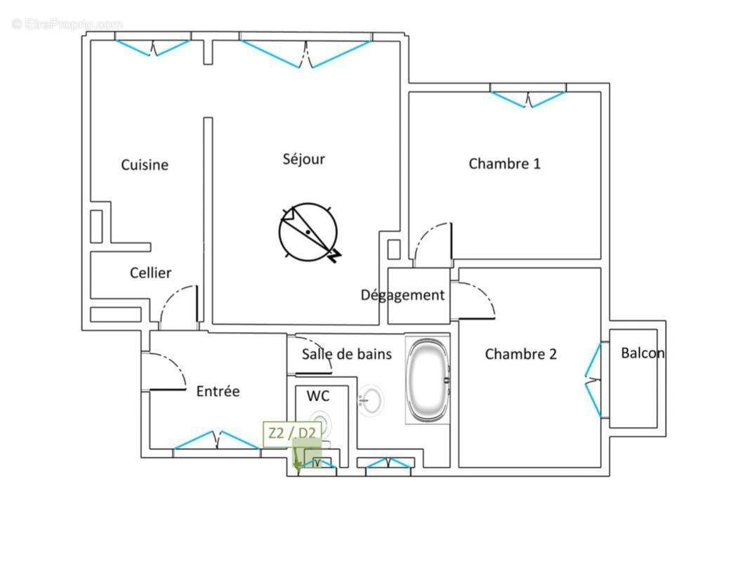 Appartement à COURBEVOIE