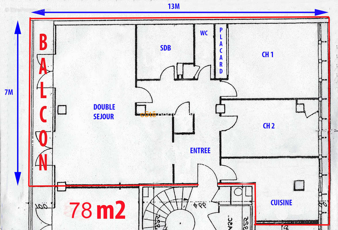 Appartement à BOULOGNE-BILLANCOURT