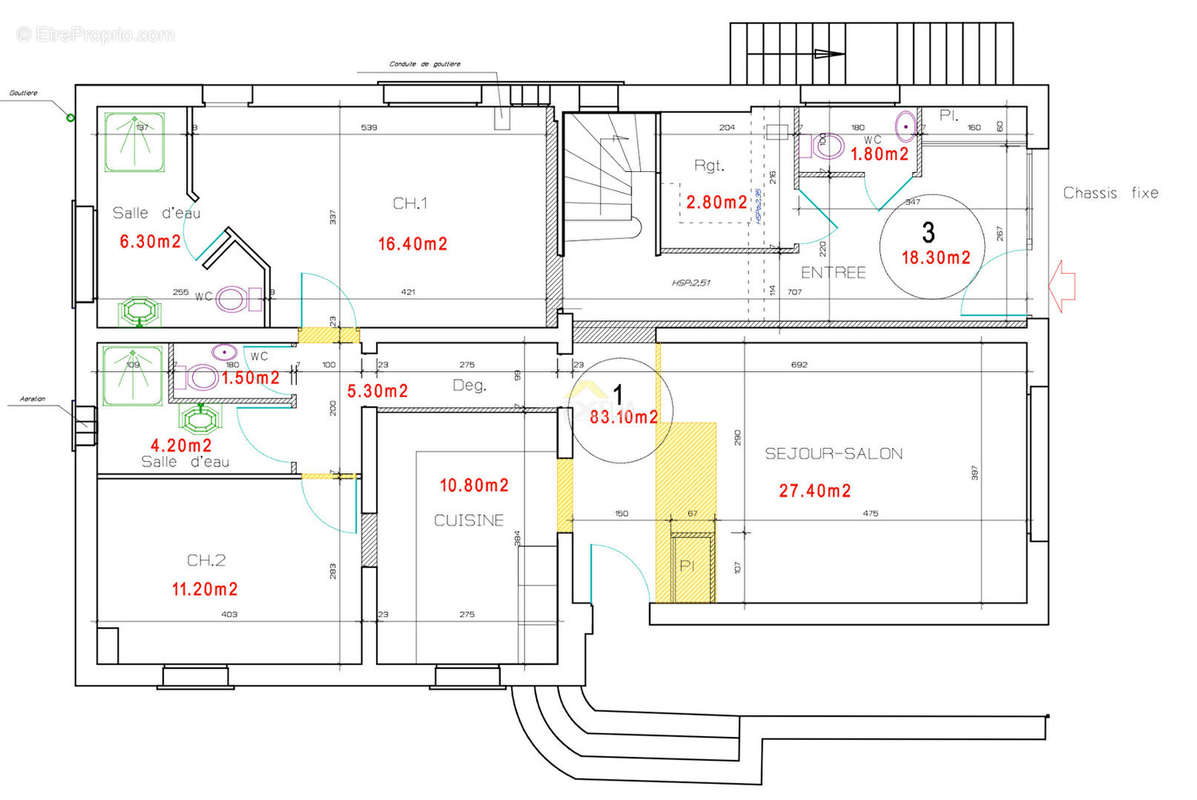 Appartement à BONNIERES-SUR-SEINE