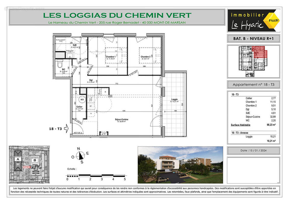 Appartement à MONT-DE-MARSAN