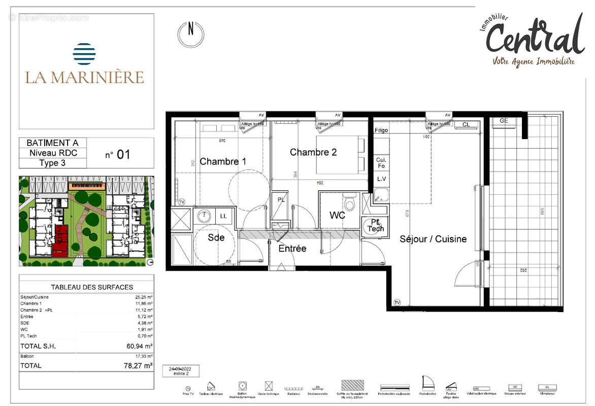 Appartement à LE BARCARES