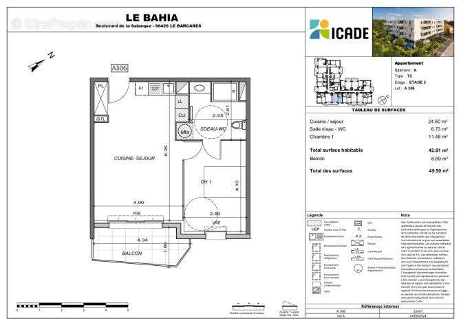 Appartement à LE BARCARES