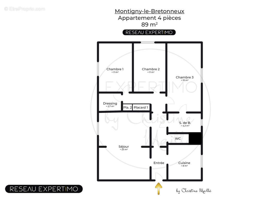 Appartement à MONTIGNY-LE-BRETONNEUX