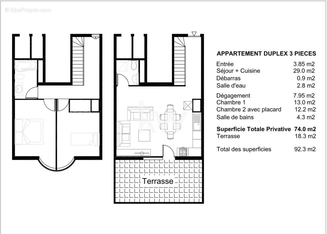 Appartement à EVRY