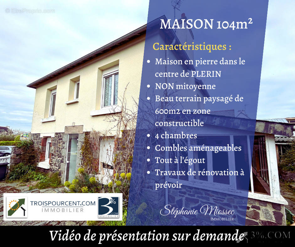 Maison à PLERIN