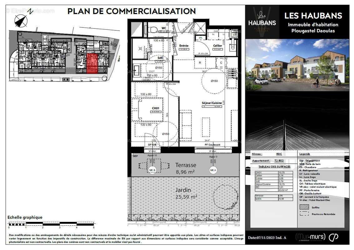 Appartement à PLOUGASTEL-DAOULAS