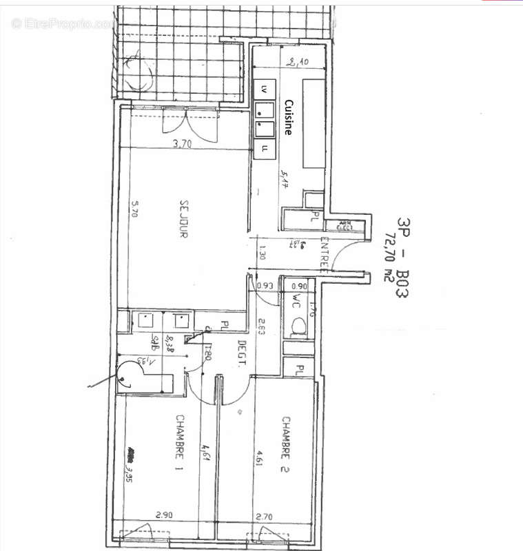 Appartement à CACHAN