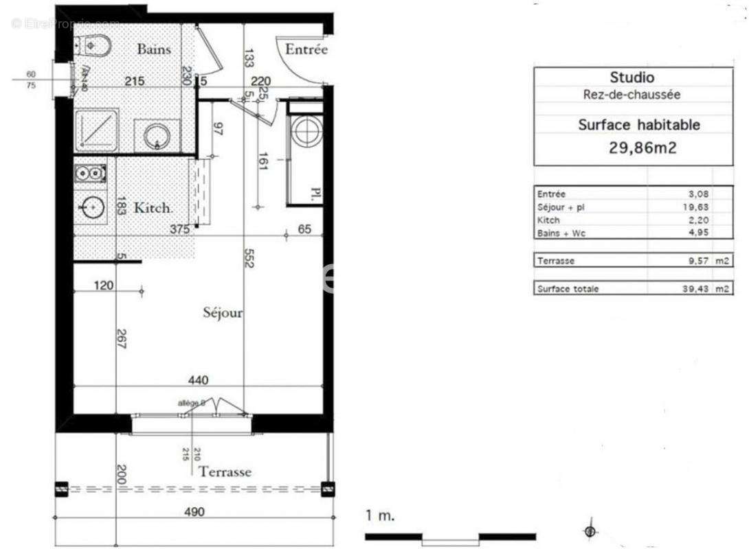 Appartement à MUSSIDAN