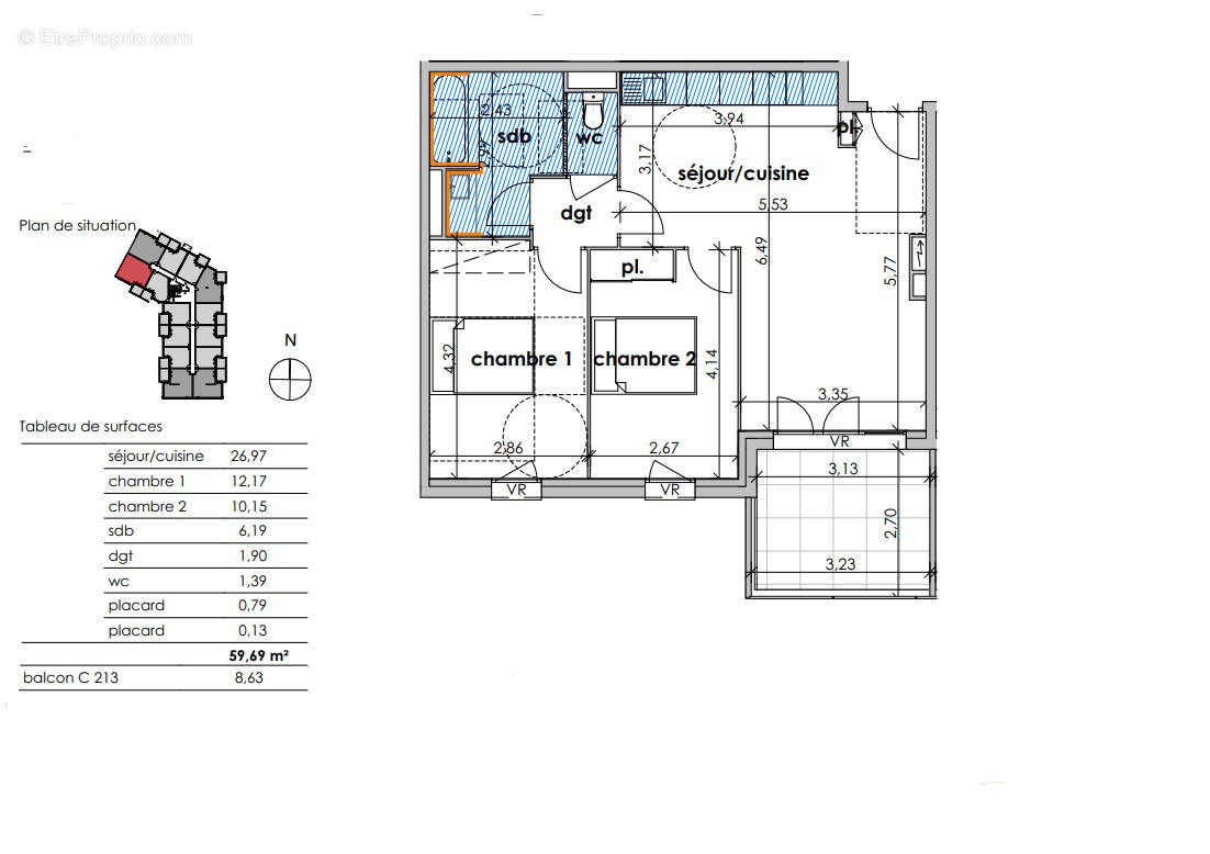 Appartement à SAUVIAN