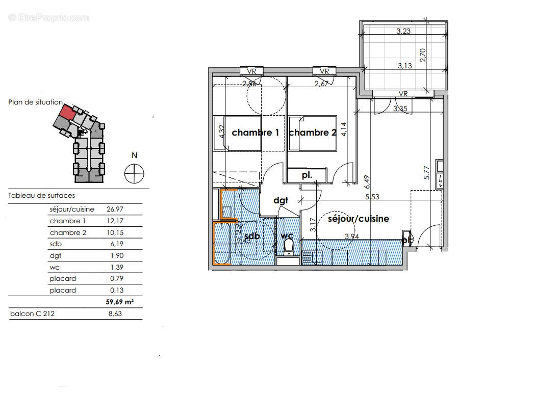 Appartement à SAUVIAN