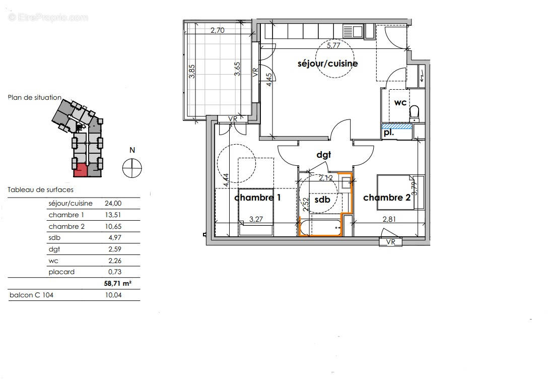 Appartement à SAUVIAN