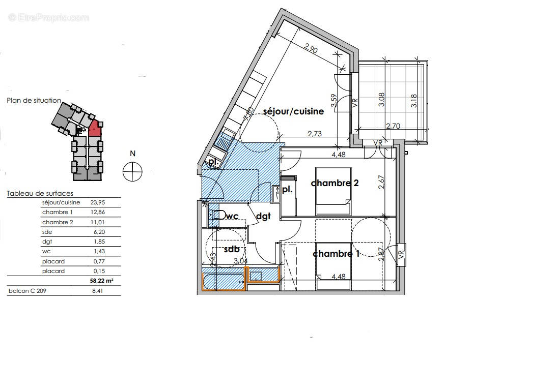 Appartement à SAUVIAN