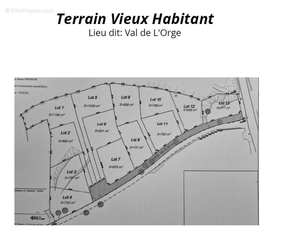 Terrain à VIEUX-HABITANTS