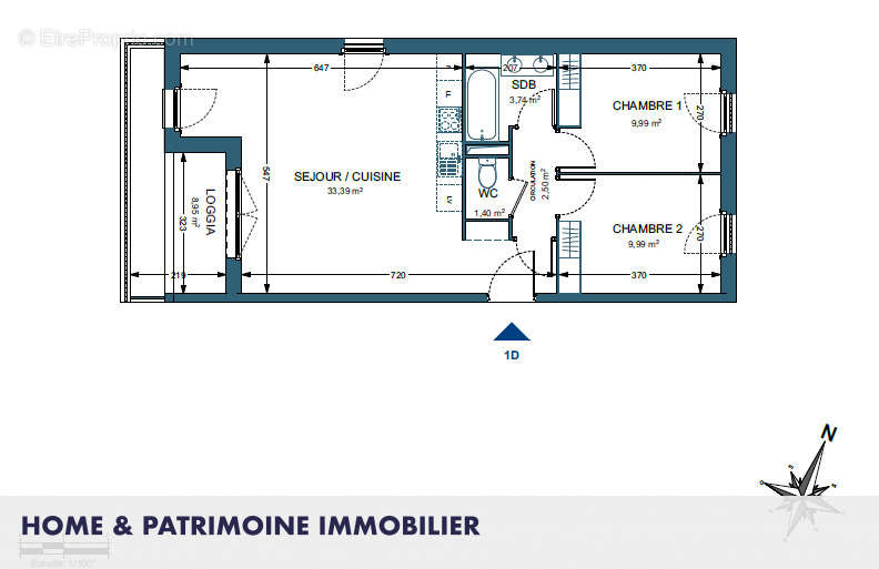 Appartement à BRENTHONNE