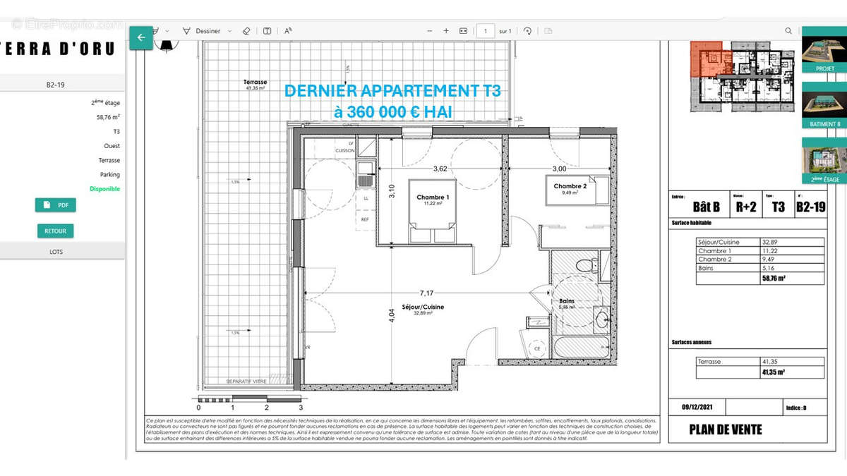 Appartement à PROPRIANO