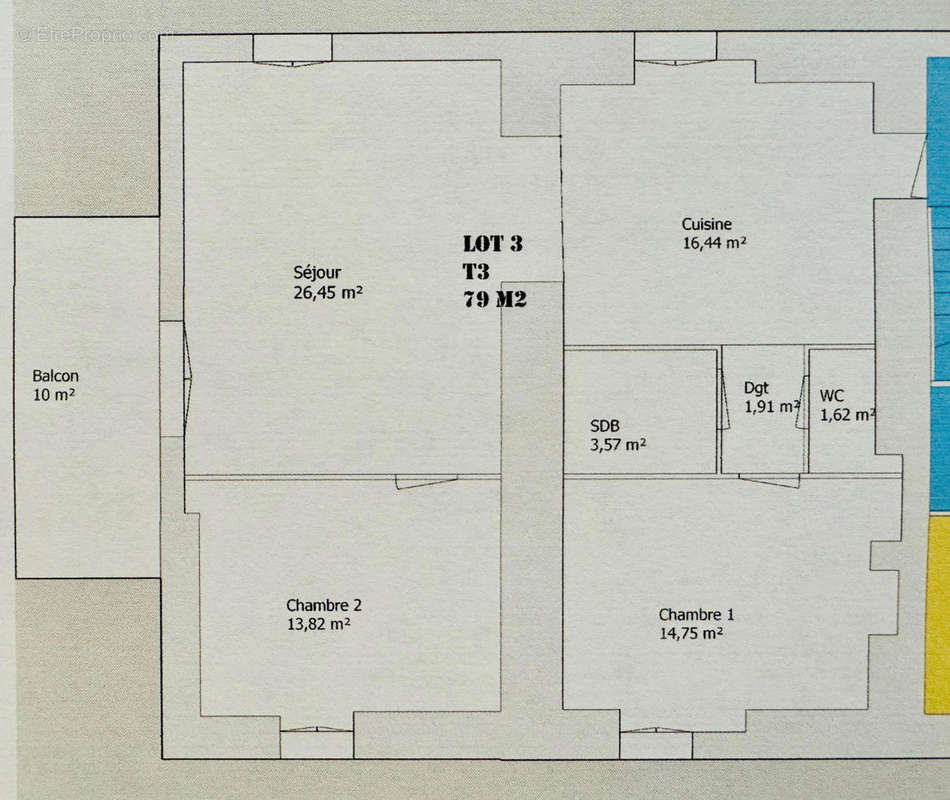 Lot 3 - Appartement à ARCHAMPS