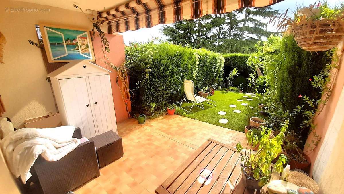 Terrasse et jardin  - Appartement à ANTIBES