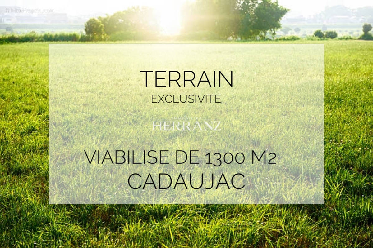 Terrain à CADAUJAC