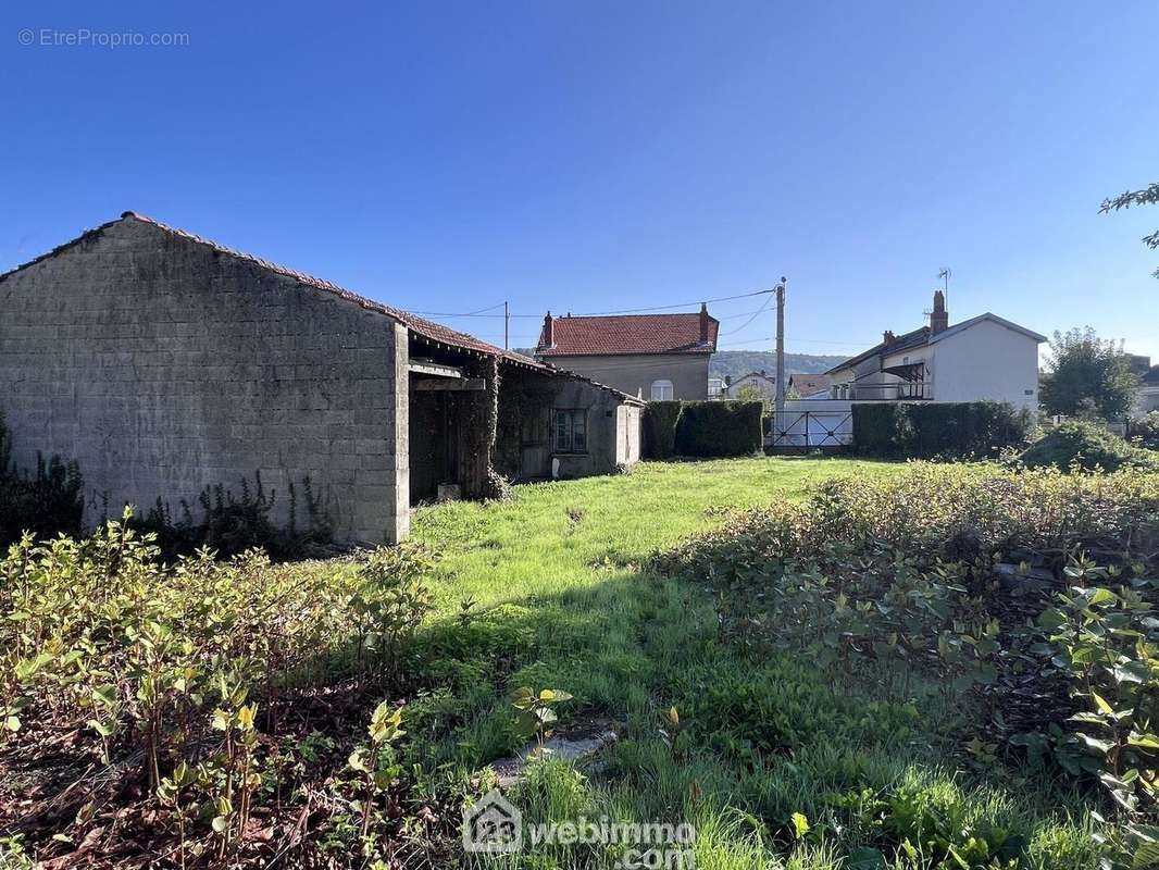 Seconde partie du terrain à l&#039;arrière de 903m² constructible avec un accès depuis la rue du parc à ballons, facilement découpage pour être revendu ou y construire une maison... - Maison à BELLEVILLE-SUR-MEUSE