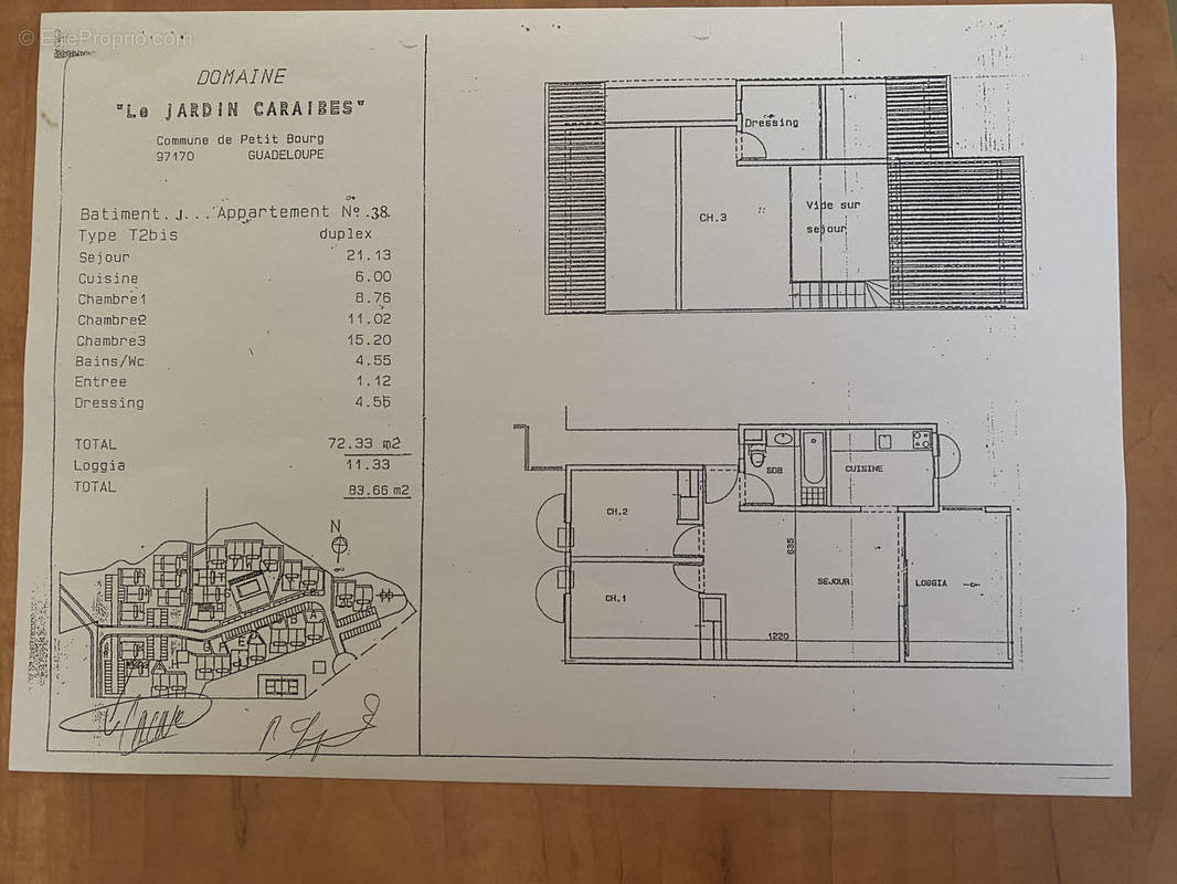 Appartement à PETIT-BOURG