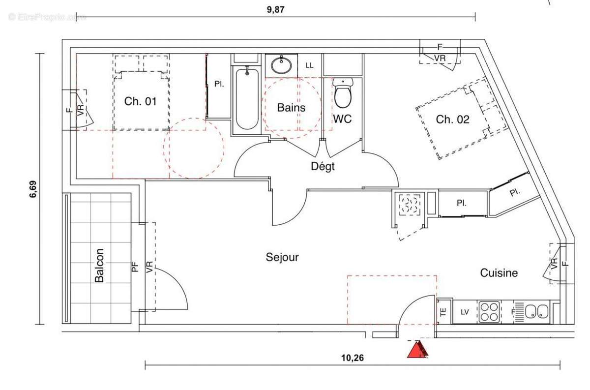 Appartement à CASTELGINEST