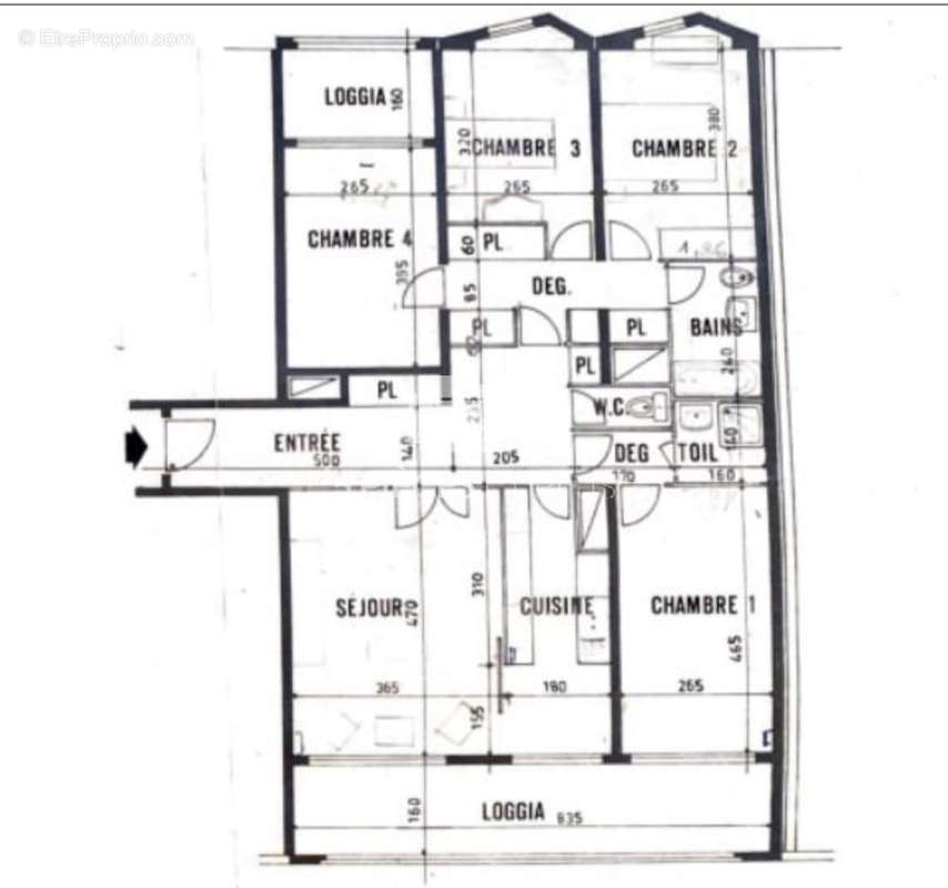 Appartement à LEVALLOIS-PERRET