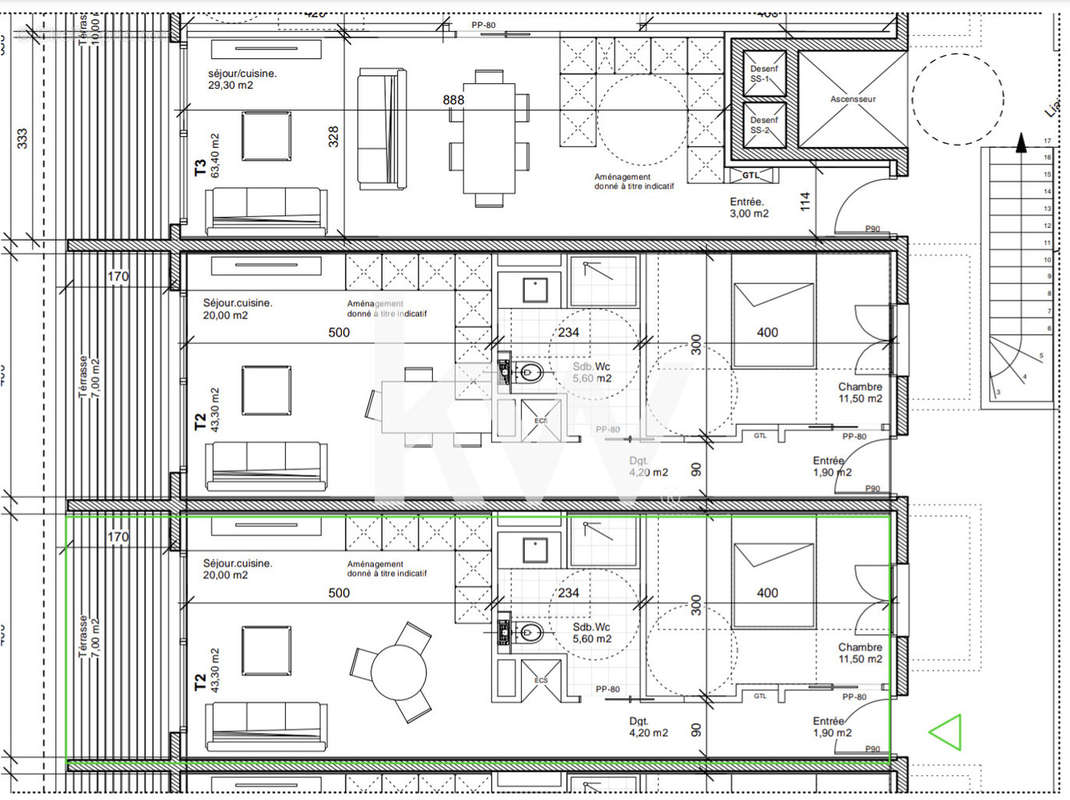 Appartement à PIETROSELLA