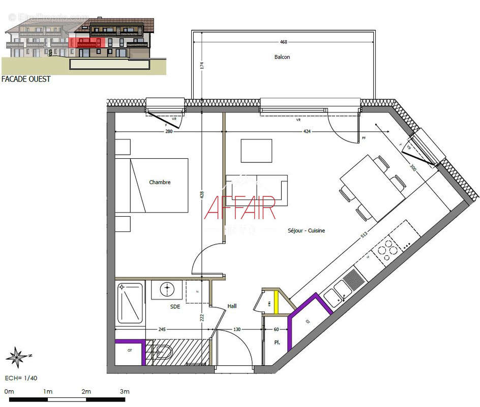 Appartement à CRANVES-SALES