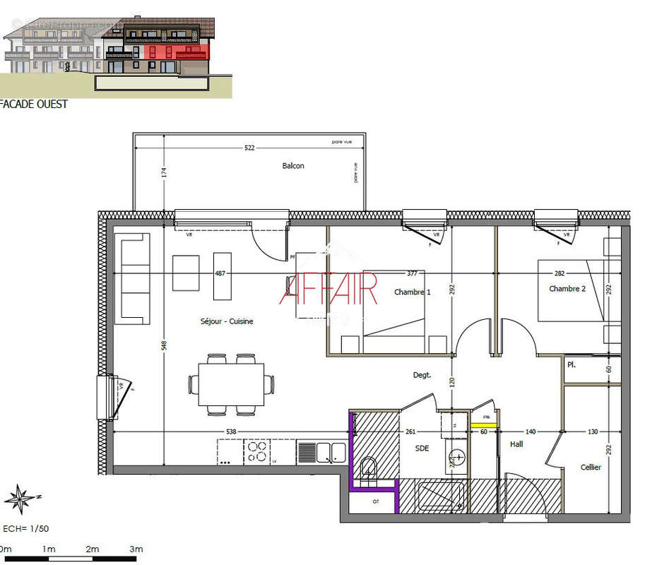 Appartement à CRANVES-SALES