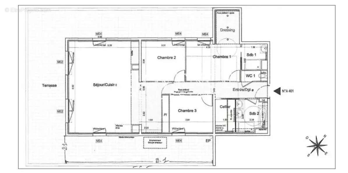 Appartement à MARSEILLE-6E