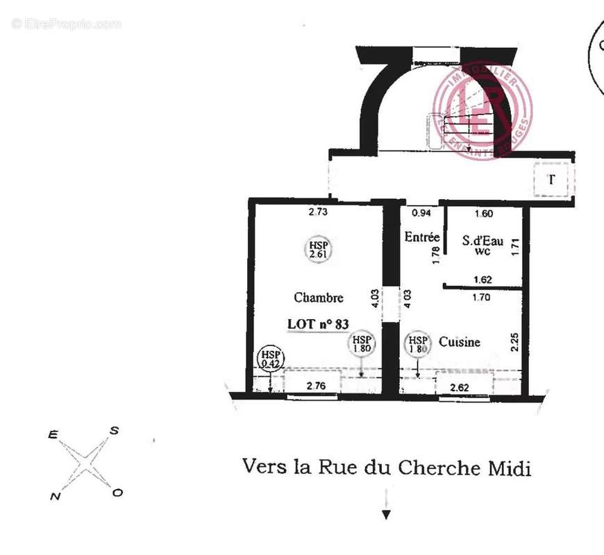 Appartement à PARIS-6E