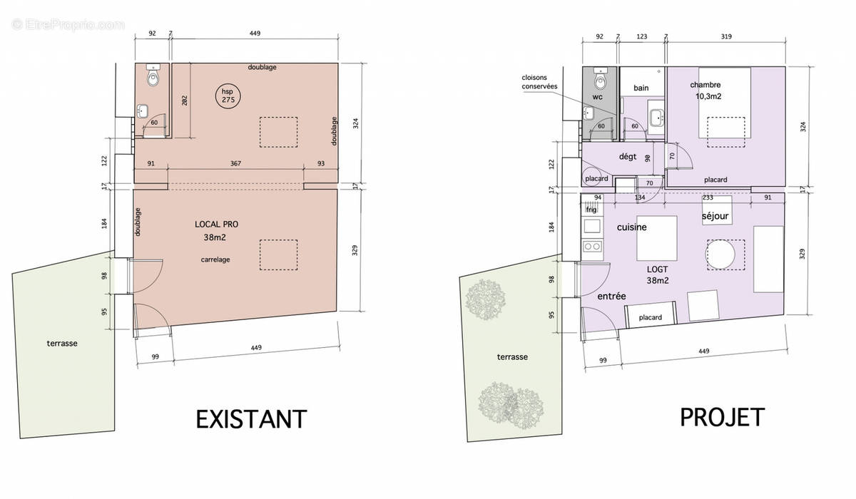 Appartement à LEOGNAN