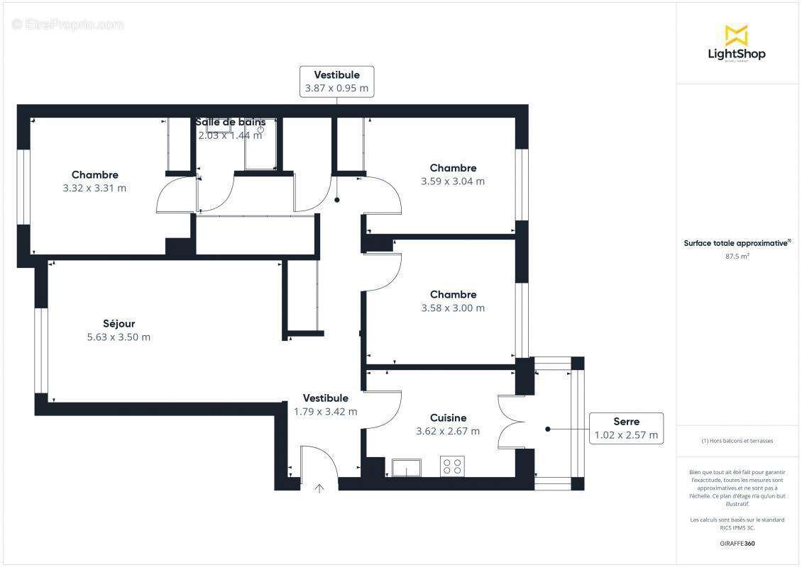 Appartement à LYON-3E