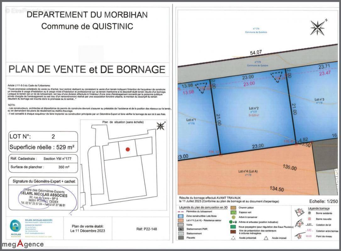 Terrain à QUISTINIC