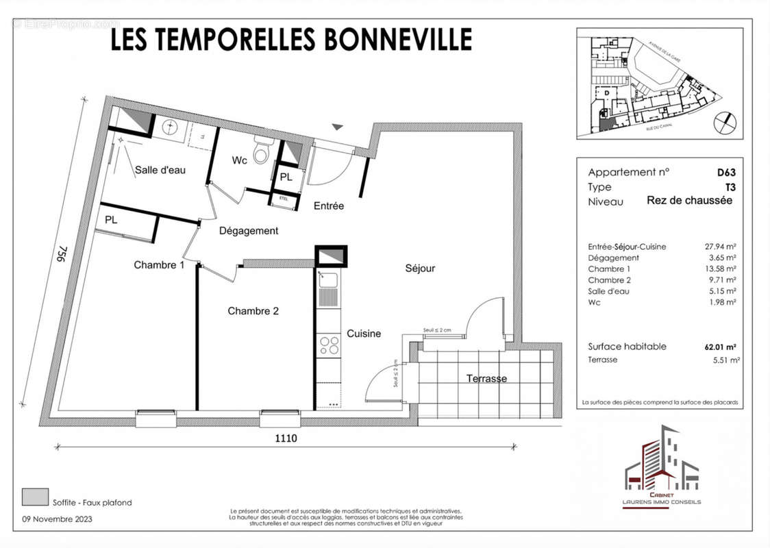 Appartement à BONNEVILLE