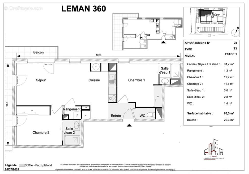 Appartement à MESSERY