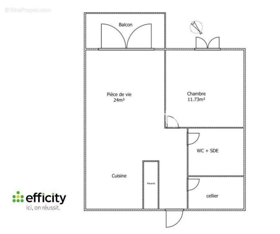 Appartement à LE LOROUX-BOTTEREAU