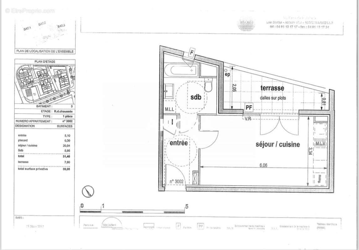 Appartement à MARSEILLE-9E