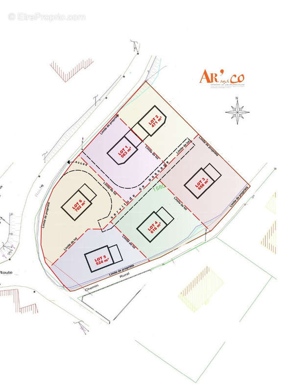 Plan implantation maison - Maison à ALBENS