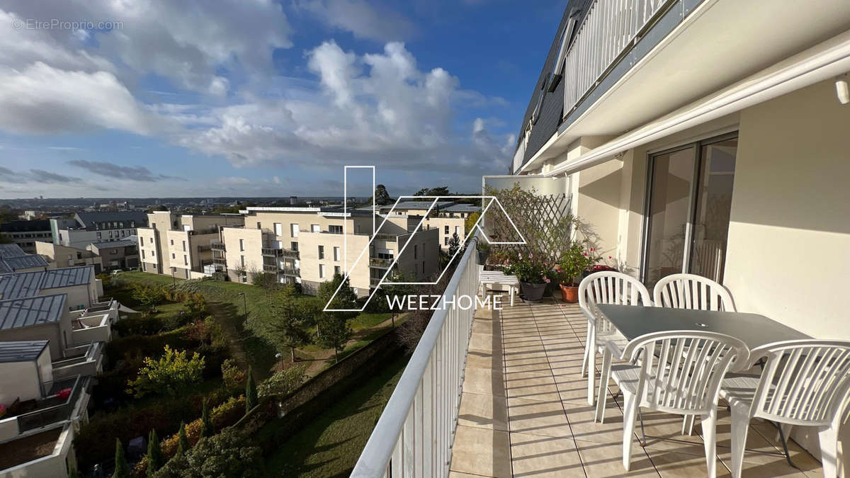 Terrasse (Sud-Ouest) - Appartement à TOURS