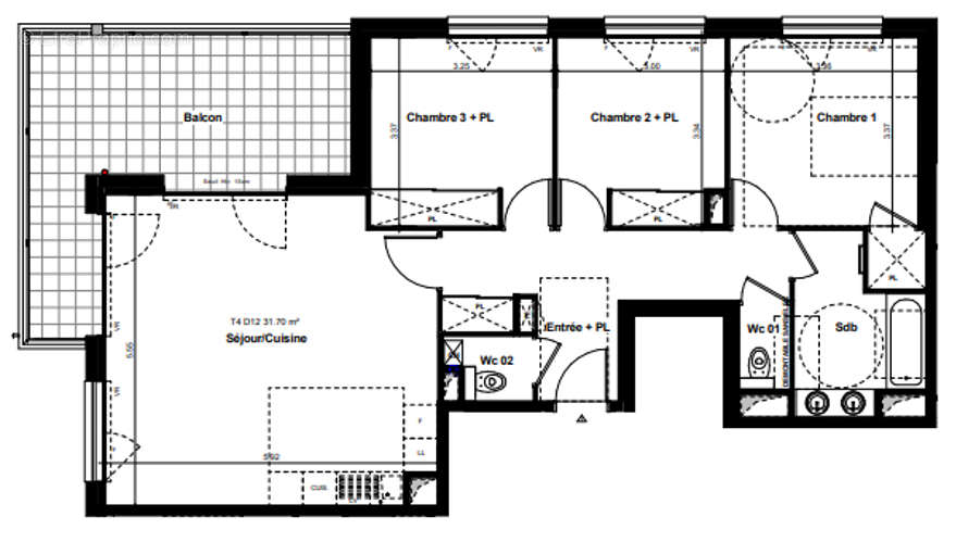 Appartement à SAINTE-FOY-LES-LYON