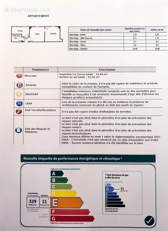 Appartement à BOURG-LA-REINE