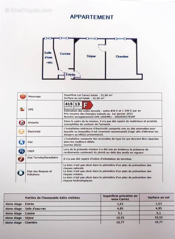 Appartement à BOURG-LA-REINE