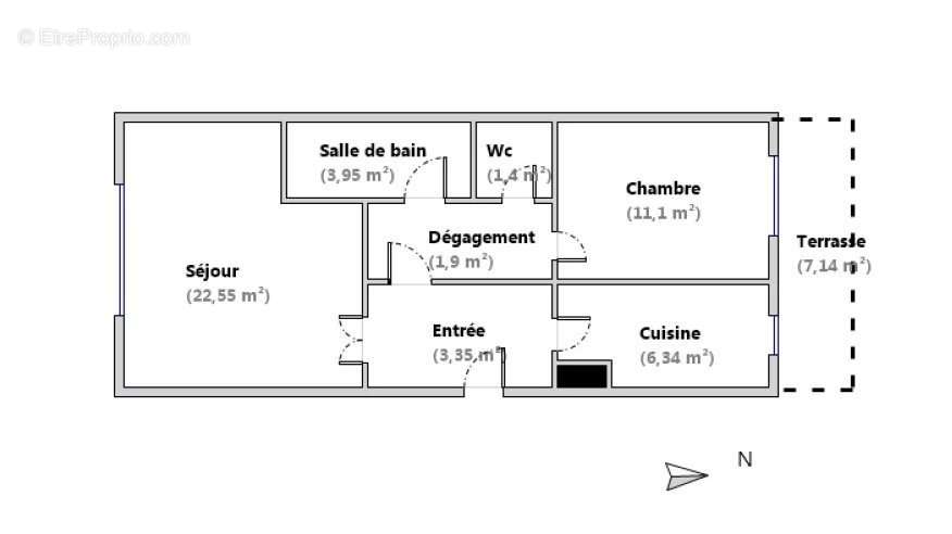 Appartement à SAINT-LAURENT-DU-VAR