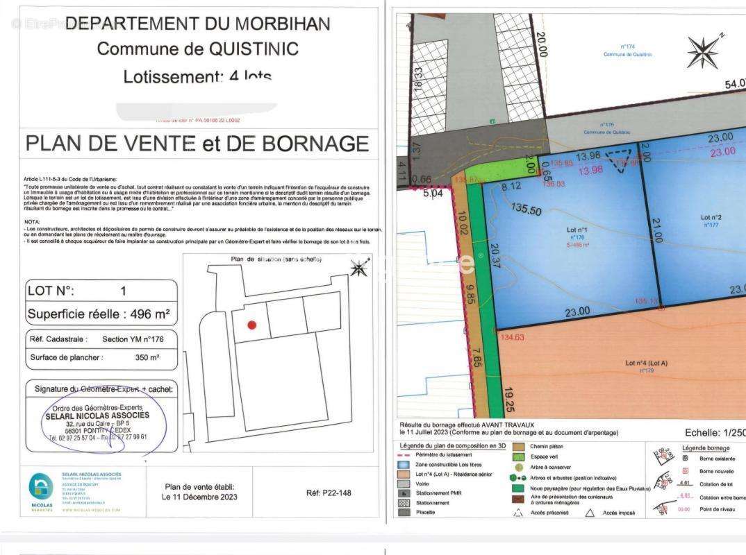 Terrain à QUISTINIC