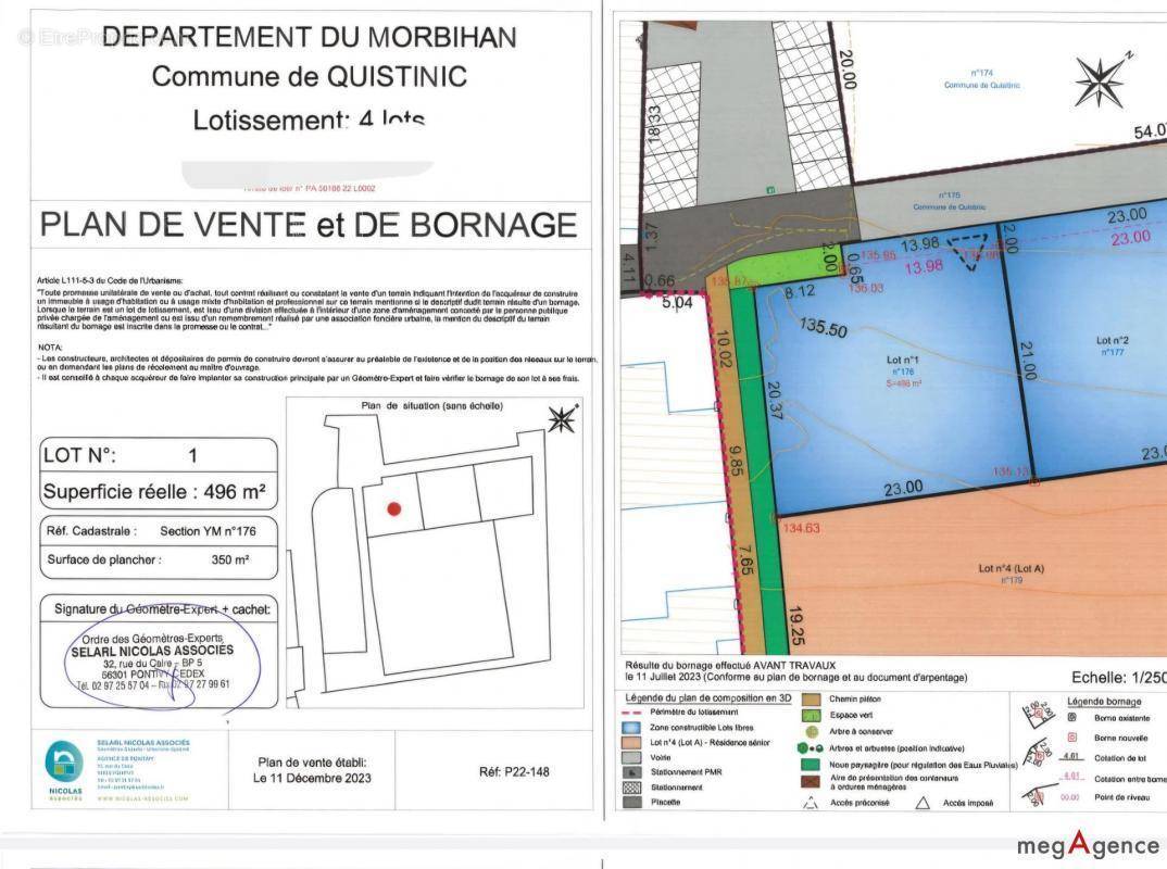 Terrain à QUISTINIC