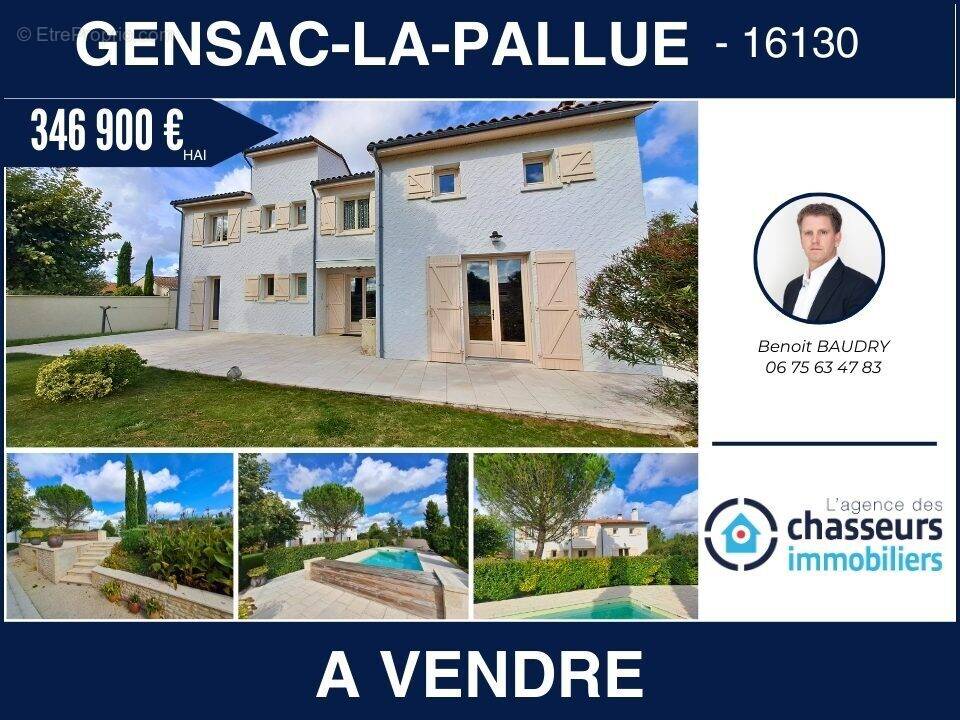 Maison à GENSAC-LA-PALLUE