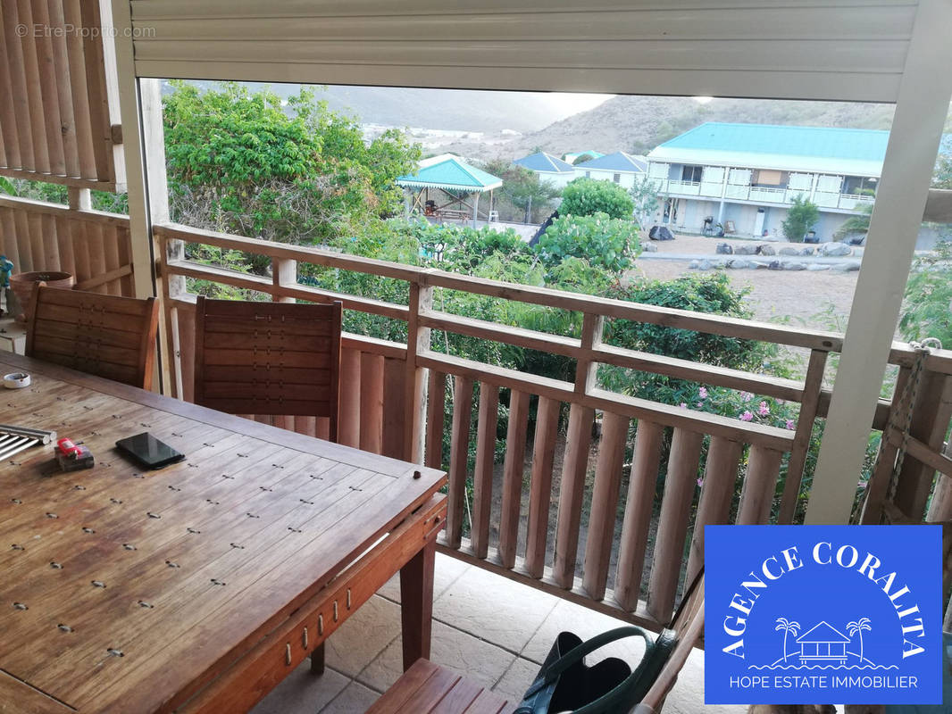 terrasse - Appartement à SAINT-MARTIN