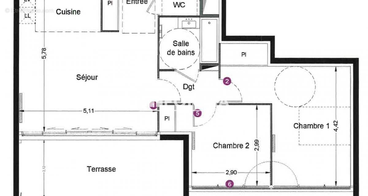 Appartement à MARSEILLE-4E